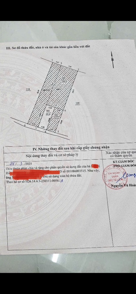 Bán mảnh đất đẹp 35m2 đường Cầu Diễn, Gần phố, An sinh tốt, Vuông đẹp chỉ nhỉnh 5 tỷ